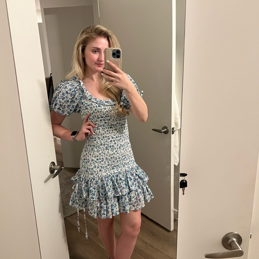 Loveshackfancy smocked floral dress -  size small!